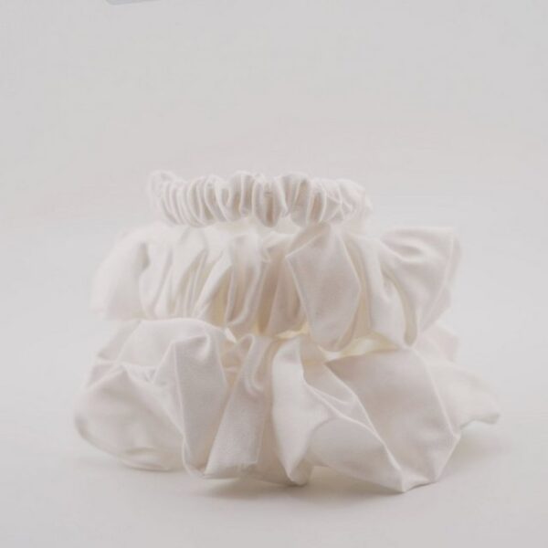 AGA.PIE Haargummi Scrunchie-Set, aus 100% Lyocell aus Bambus-Cellulose, besonders sanft zum Haar