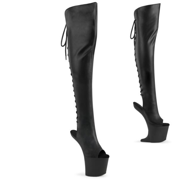 CRAZE-3019 ° Stiefel ° Schwarz ° Plateau ° Pleaser