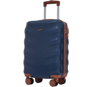 Flieks Hartschalen-Trolley, 4 Rollen, Koffer Handgepäck Trolley Reisekoffer, Erweiterung, TSA-Schloss