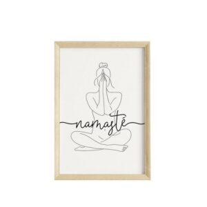 JUSTGOODMOOD Poster Premium ® Namaste Poster · Yoga · ohne Rahmen