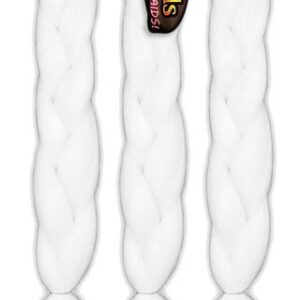 MyBraids YOUR BRAIDS! Kunsthaar-Extension Jumbo Braids Flechthaar Zöpfe 1-farbig im 3er Pack