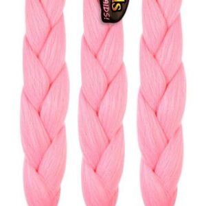 MyBraids YOUR BRAIDS! Kunsthaar-Extension Jumbo Braids Flechthaar Zöpfe 1-farbig im 3er Pack