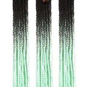 MyBraids YOUR BRAIDS! Kunsthaar-Extension Senegalese Twist Crochet Braids 3er Pack Ombre Zöpfe