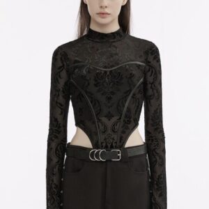 Punk Rave - Notorious Structured Mesh Black Print - Body