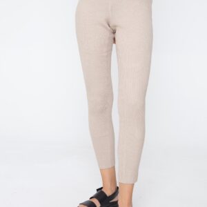 Urban Classics - Ladies Rib Knit Lighttaupe - Leggings