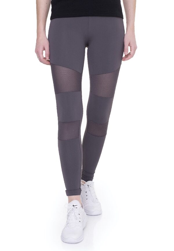 Urban Classics - Ladies Tech Mesh Dark Grey - Leggings