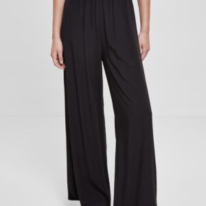 Urban Classics - Ladies Wide Leg Viscose Black - Hose