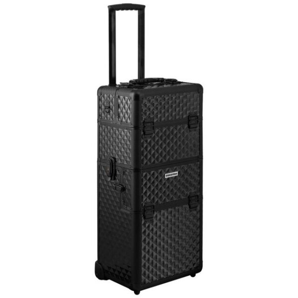 anndora Trolley Aluminium Reisekoffer 60 L Koffer Beautycase 2 Räder - Farbwahl, 2 Rollen