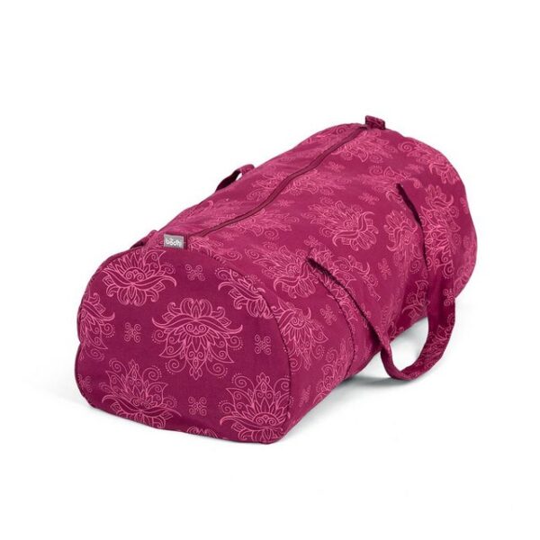 bodhi Yogatasche Maharaja Collection: Gemusterte Hot Yoga Bag Lotus, berry