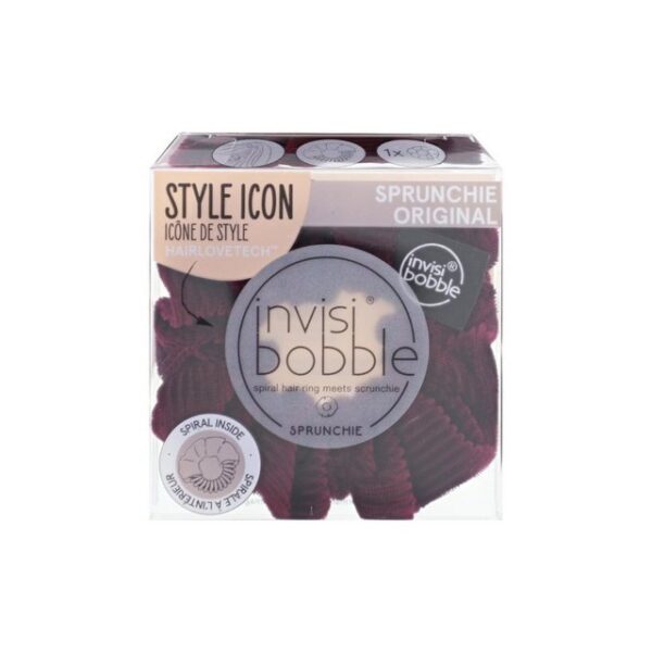 invisibobble Spiral-Haargummi invisibobble Haargummi Rot Sprunchie Red Wine Haargummis starker Halt