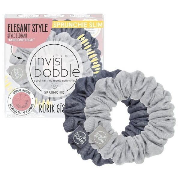 invisibobble Spiral-Haargummi invisibobble Sprunchie Slim Rurik Gislason Feelin Greyt Hell & Dunkel