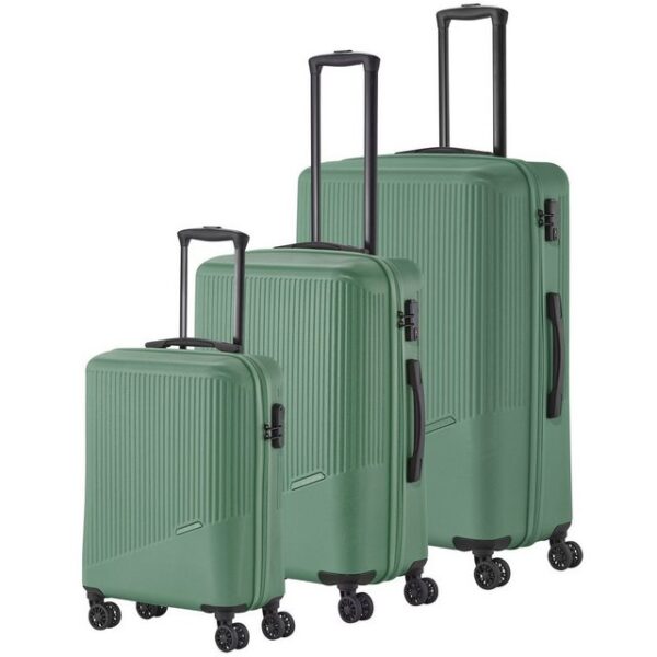 travelite Trolley Bali 3er Set ABS Hartschalen Trolley 4-Rollen Koffer L+M+S