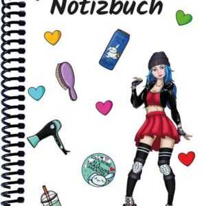 A 4 Notizbuch Manga Enora, weiß, blanko