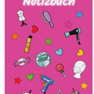 A 5 Notizblock Manga Items, pink, liniert