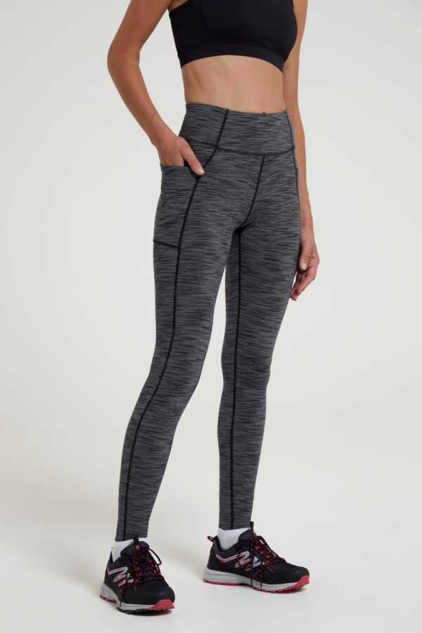 Breathe & Balance High-Waist Damen-Leggings - Schwarz