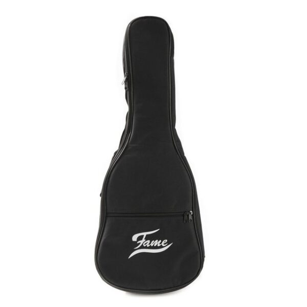 FAME Ukulelen-Koffer, Gigbag Ukulele, wetterfeste Tasche mit Polsterung für Bariton Ukulel