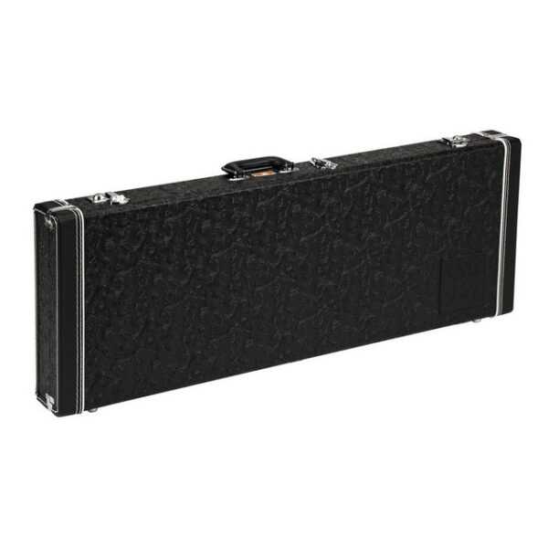 Fender E-Gitarren-Koffer, Waylon Jennings Stratocaster/Telecaster Case Black Tooled Leather - K