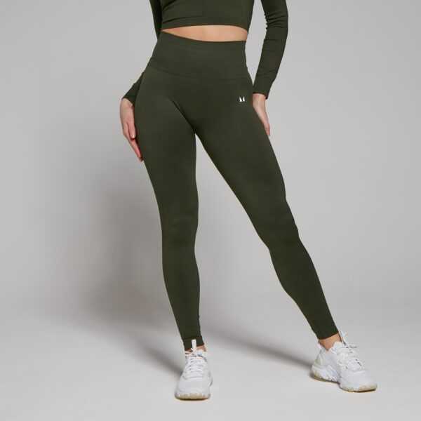 MP Damen Shape Nahtlose Leggings - Waldgrün - XS