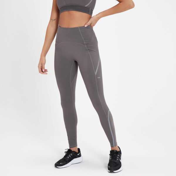 MP Women's Velocity reflektierende Leggings - Pebble Grey - XS