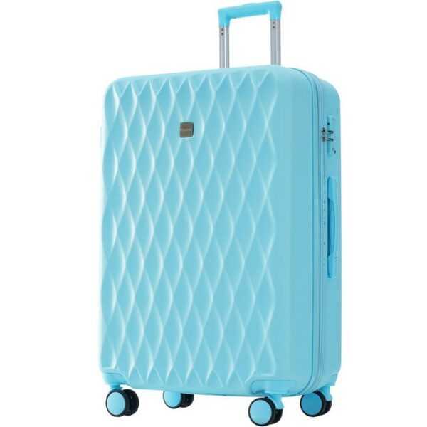 Ulife Hartschalen-Trolley Hartschalen-Koffer Rollkoffer Reisekoffer, 4 Rollen, ABS-Material, TSA Zollschloss,XL