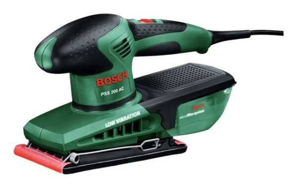 BOSCH Schwingschleifer PSS 200 AC, 24000 U/min, Im Koffer