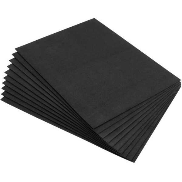 Belle Vous Aquarellpapier Belle Vous 10er Pack A3 EVA Schaumstoffplatten in Schwarz - L47,1 x