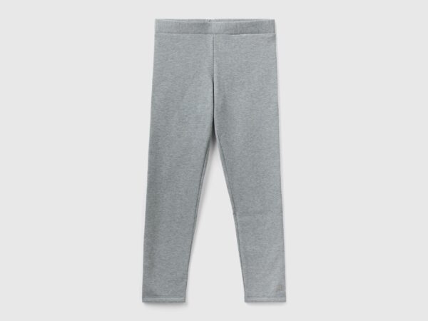 Benetton, Warme Angeraute Leggings, größe 3XL, Dunkelgrau, female