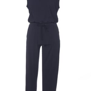 Comma Damen Jumpsuit/Overall, marineblau