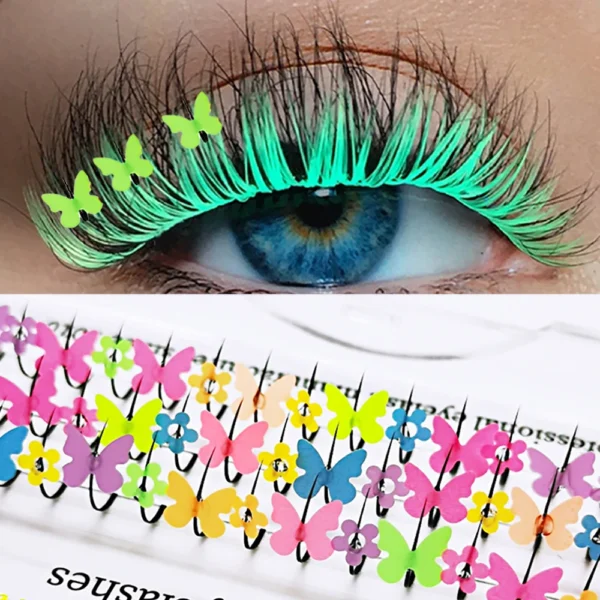 DIY Big Butterfly Lash Extension Cosplay Makeup Beauty Individual Eyelashes Extension Wholesale Supplier