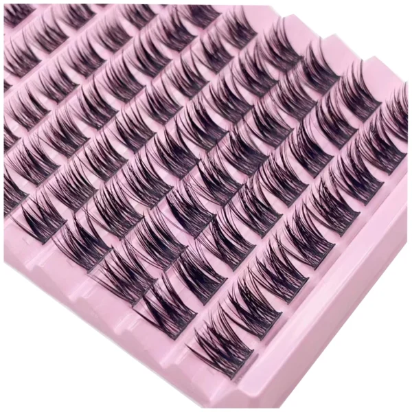 DIY Clusters Cosplay Eyelash Extensions Russian 8-16mm False Eyelashes Segmented Wispy Makeup Lashes Pre Cut Lashes