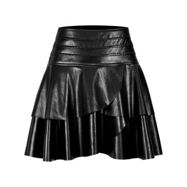 FIDDY A-Linien-Rock Damen - Rock mit Schlitz High Waist RockSeitenschlitz Bleistiftrock