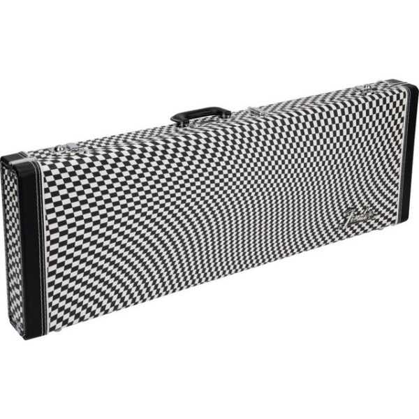 Fender E-Gitarren-Koffer, CLSC SRS Case Strat/Tele Wavy Checkeboard - Koffer für E-Gitarren