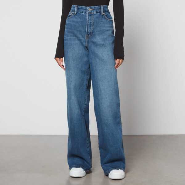 Good American Good Skate Wide-Leg Denim Jeans - US 4/UK 8