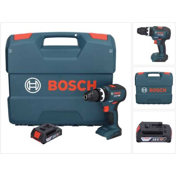 Gsb 18V-55 Professional Akku Schlagbohrschrauber 18 v 55 Nm Brushless + 1x Akku 2,0 Ah + Koffer - ohne Ladegerät - Bosch