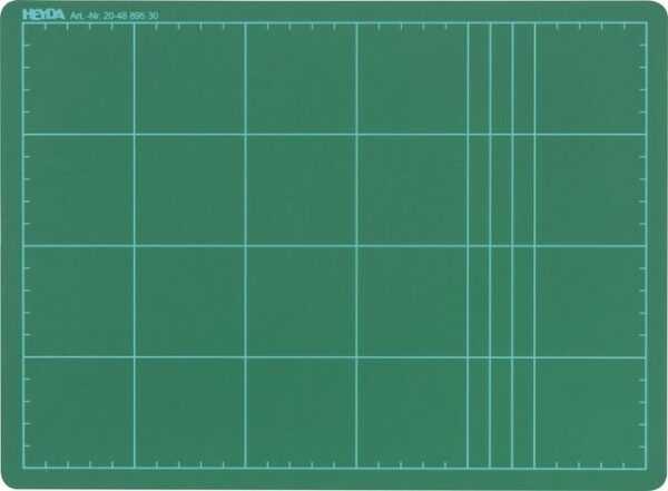 Heyda Erste-Hilfe-Koffer Heyda 204889530 Schneid-Unterlage 30 x 22 cm grün