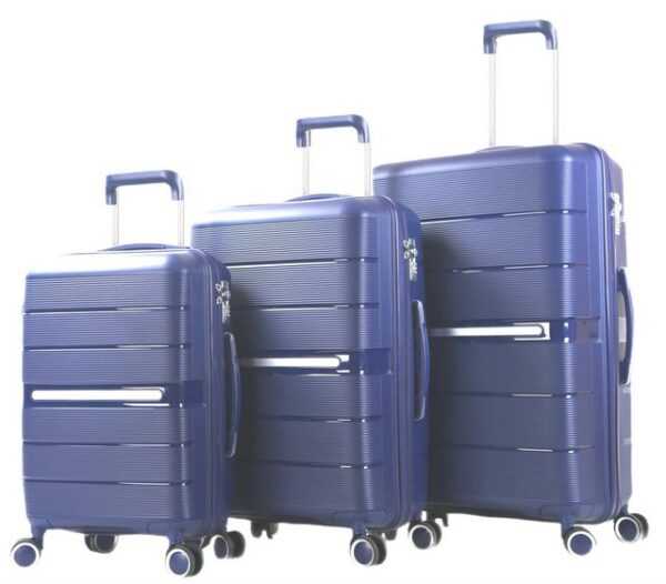 KESSMANN Kofferset Hartschalenkoffer Set 3 Teilig Kofferset M klein L mittel XL groß, 4 Rollen, (Koffer-Set, 3 tlg., Leichtgewicht Rollkoffer 360° Rollen Reisen Urlaub Reisekoffer Set), Trolley Gepäckset Hartschalenkoffer Urlaubskoffer Handgepäck Organizer