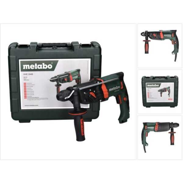 Khe 2445 Kombihammer 800 w 2,4 j sds plus + Koffer ( 601709500 ) - Metabo