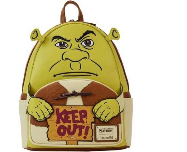 Loungefly Minirucksack Dreamworks by Loungefly Rucksack Shrek Keep out Cosplay (1-tlg)