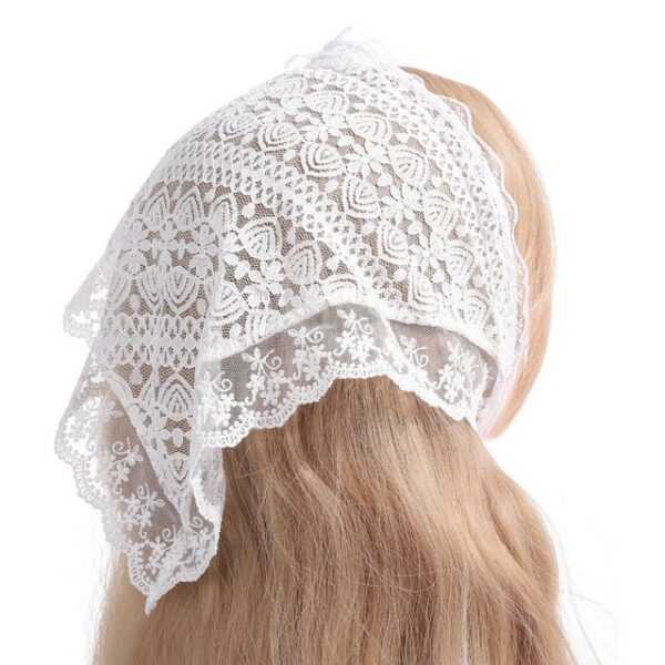 Lubgitsr Bandana Bandana Damen, Crochet Hair Bandanas, Mode Haar Zubehör Für Mädchen