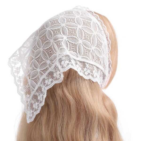 Lubgitsr Bandana Bandana Damen, Crochet Hair Bandanas, Mode Haar Zubehör Für Mädchen