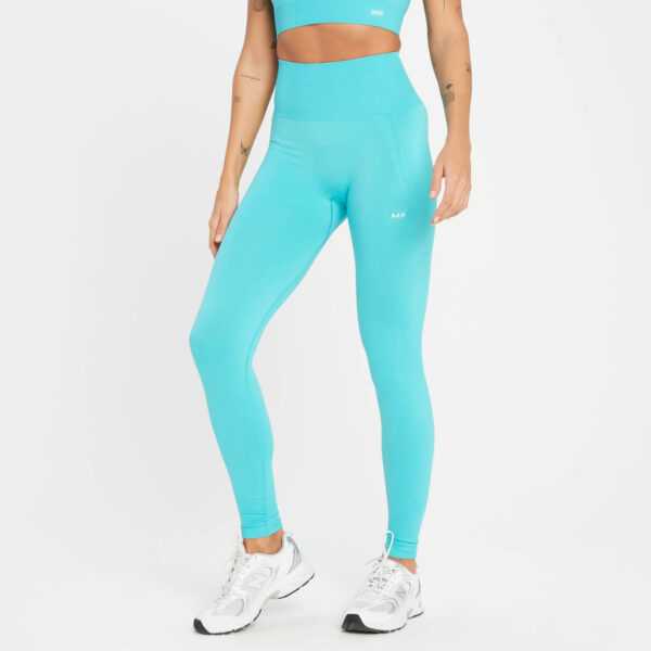 MP Damen Tempo Nahtlose Tonale Leggings - Intensives Türkis - L