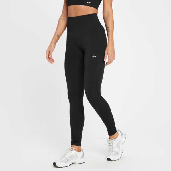 MP Women's Tempo Tonal Seamless Leggings - Black - M