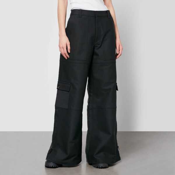 Marc Jacobs Cotton-Canvas Wide-Leg Cargo Trousers - UK 6