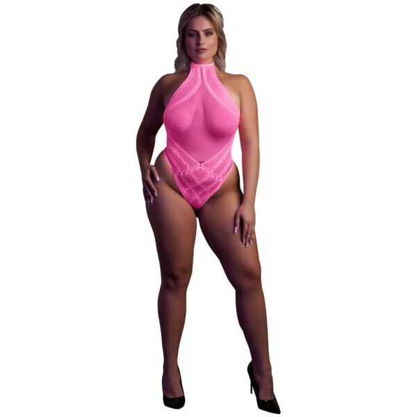 Ouch! Glow in The Dark Neonpinker Body Plus Size