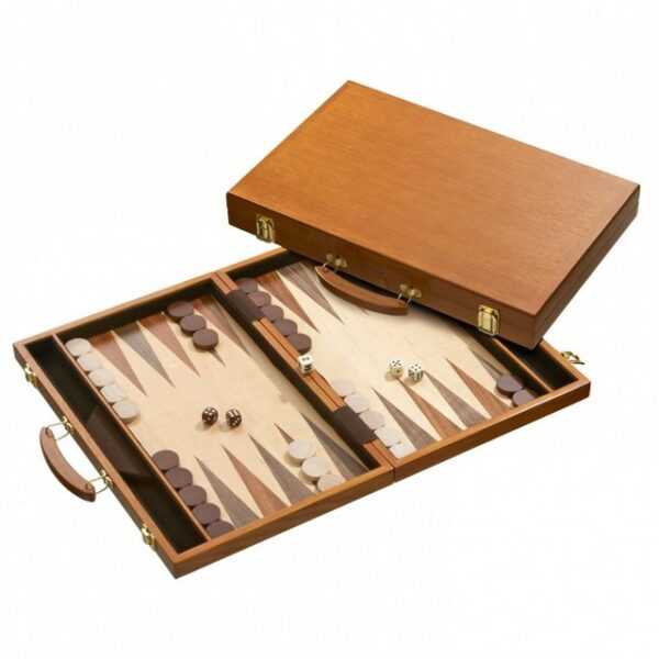 Philos Spiel, Backgammon - Koffer - Ippokratis - Holz - groß