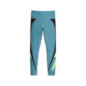 Puma Fit HW 7/8 Eversculpt Colorblock Leggings Damen - blau/schwarz/grün -L