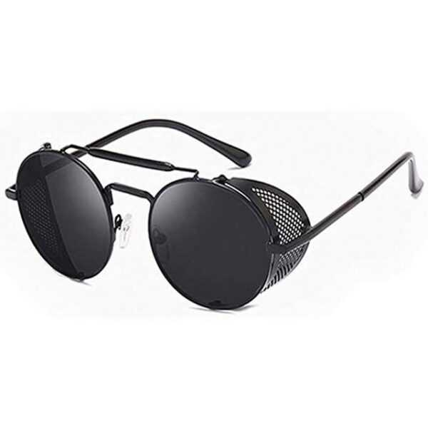 SOTOR Sonnenbrille Brille Runde Brille Metallrahmen Steampunk Retro Spiegel Sonnenbrille (1-St)