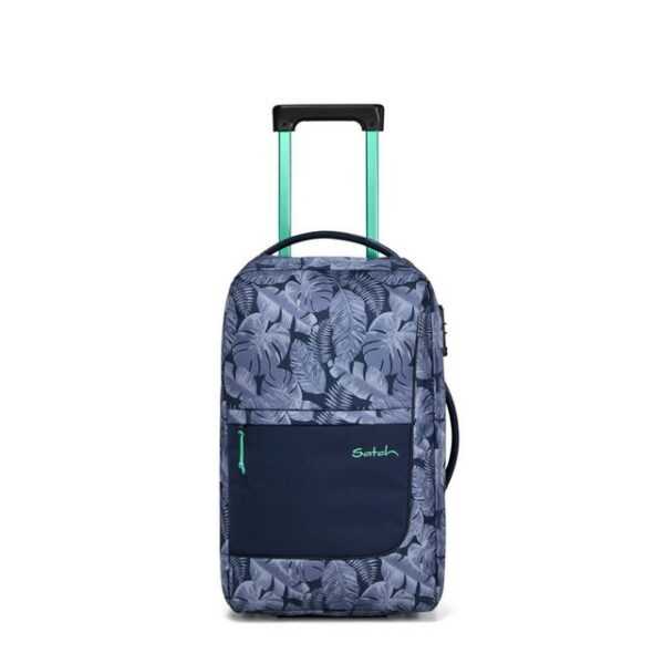 Satch Reisetasche Trolley Flow S Tropic Blue (Koffer, Wäschebeutel), 31 Liter, inkl. TSA Schloss, Handgepäck