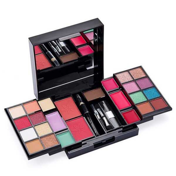 Scheiffy Make-up Set Make-up-Set,Lipgloss,25 Farben Lidschatten,Rouge,Augenbrauenpuder