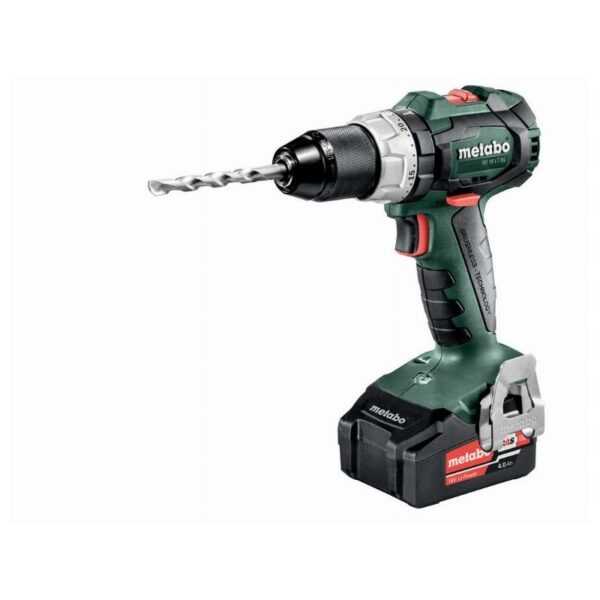 Schlagbohrmaschine - sb 18V - lt bl 2 x 4,0 Ah Li-Power, asc 55, Koffer - 602316500 - Metabo